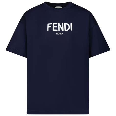 fendi playera negra|FENDI .